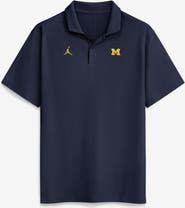 Jordan Brand Men's Jordan Brand Navy Michigan Wolverines Primetime Victory Plus Dri-FIT Polo