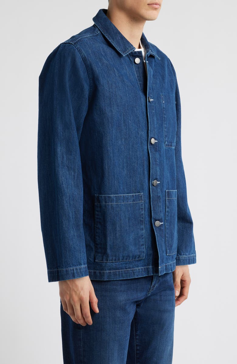 ALEX CRANE Kite Organic Cotton Denim Jacket, Alternate, color, Indigo