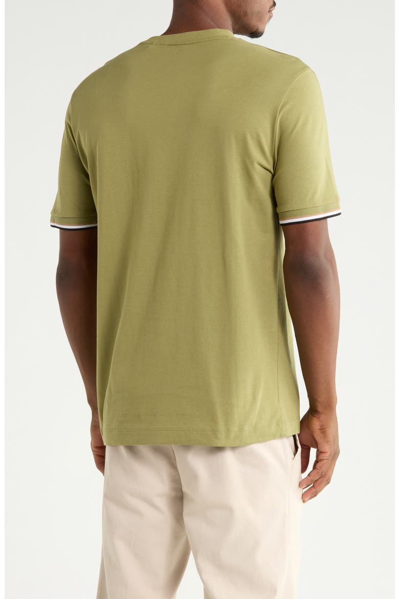 Thompson Cotton Knit T-Shirt, Alternate, color, MEDIUM GREEN