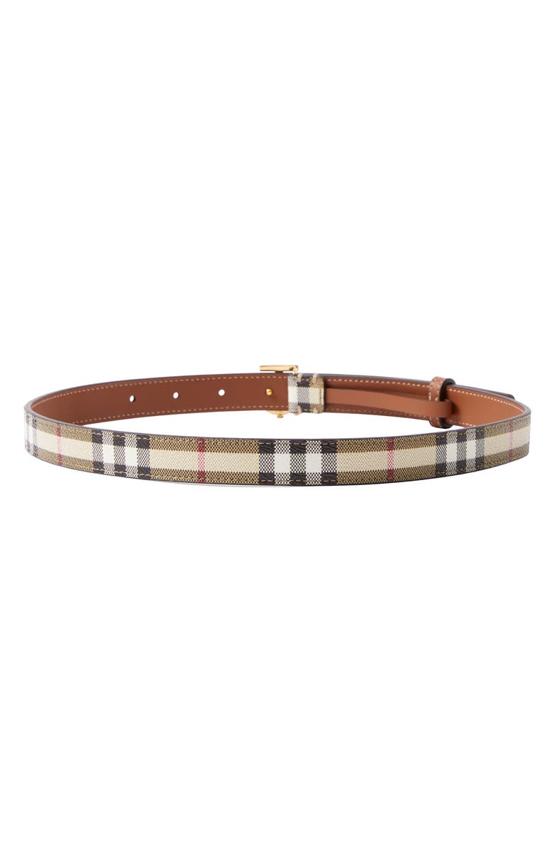 Burberry Check Belt, Alternate, color, 