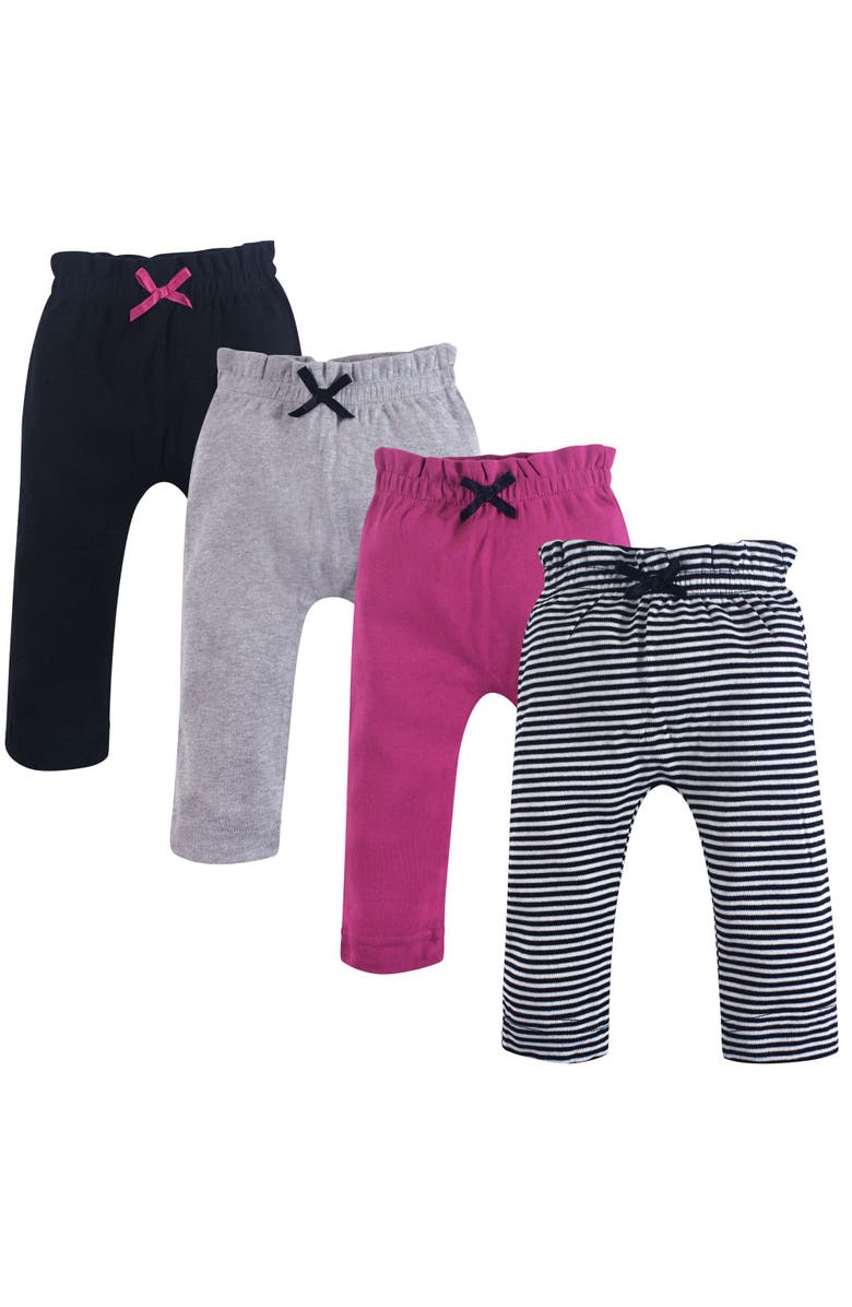 Touched by Nature Soft Organic Cotton Bottoms, Main, color, Black Berry