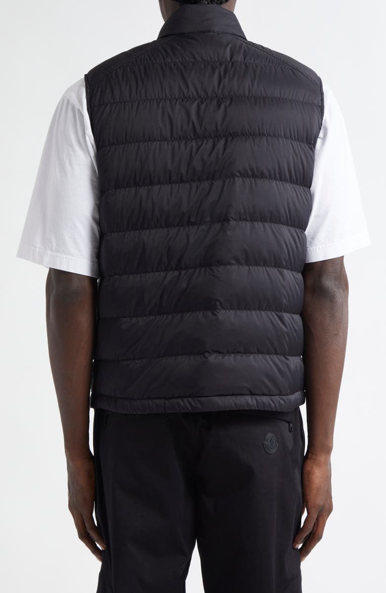 Moncler Barthe Down Puffer Vest, Alternate, color, Black