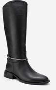 Forever & Always Shoes Ansel Leather Riding Boot