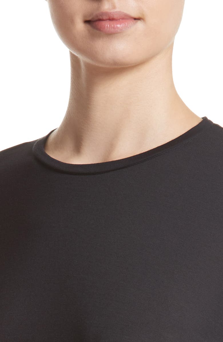 Lafayette 148 New York Crewneck Jersey Tee, Alternate, color, 