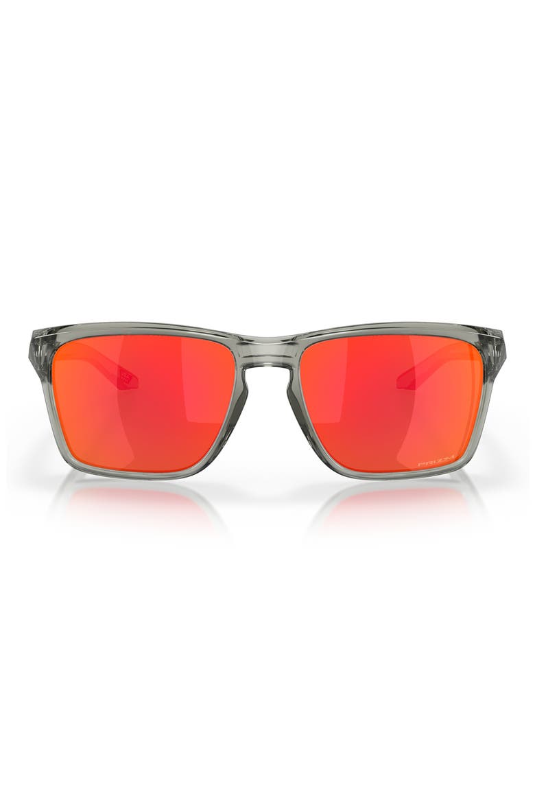 Sylas 57mm Prizm™ Rectangular Sunglasses, Main, color, GREY METAL