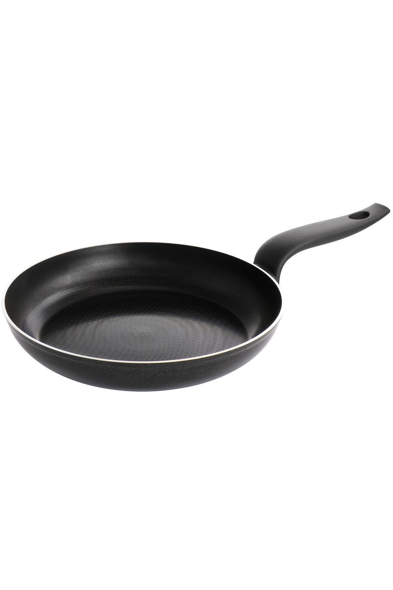 10 Inch Nonstick Aluminum Frying Pan in Warm Black, Main, color, Black