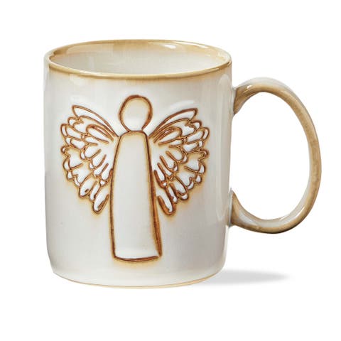 Multicolor Angel Mug Ceramic Drinkware Dishwasher Safe