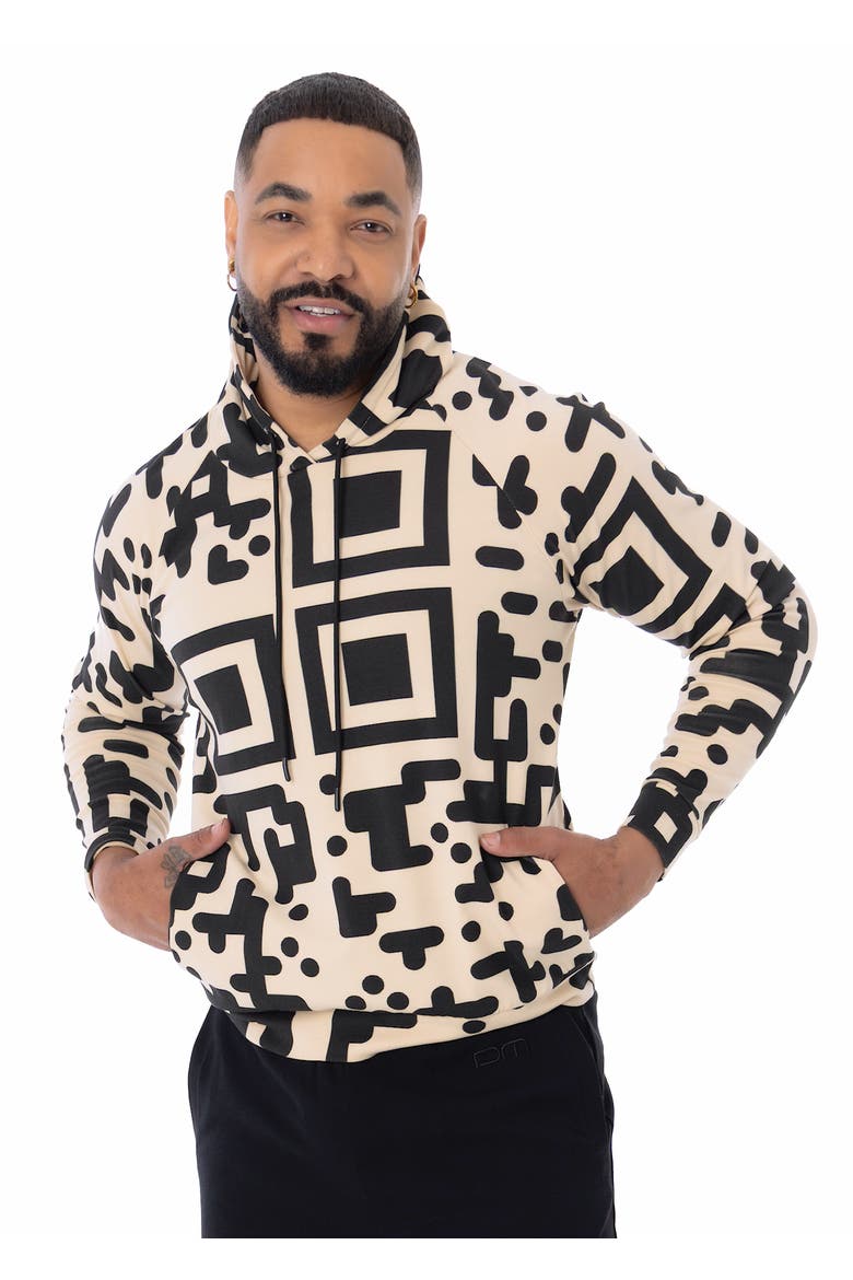 QR Code Hoodie, Alternate, color, Black