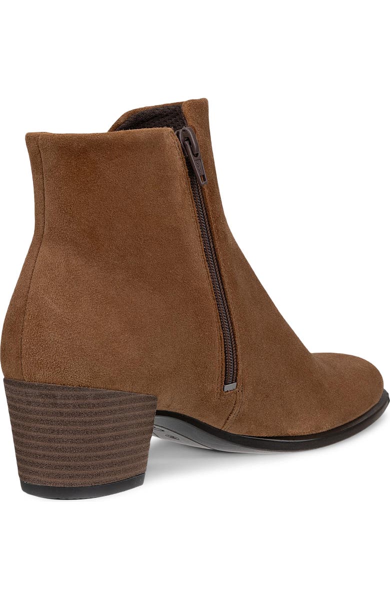 ECCO Shape Stack Heel Bootie, Alternate, color, Camel