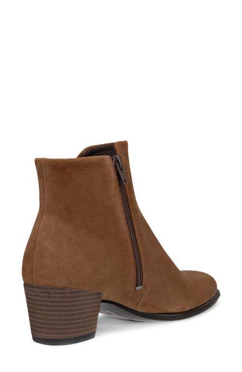 Ecco Shape Stack Heel Bootie In Animal Print
