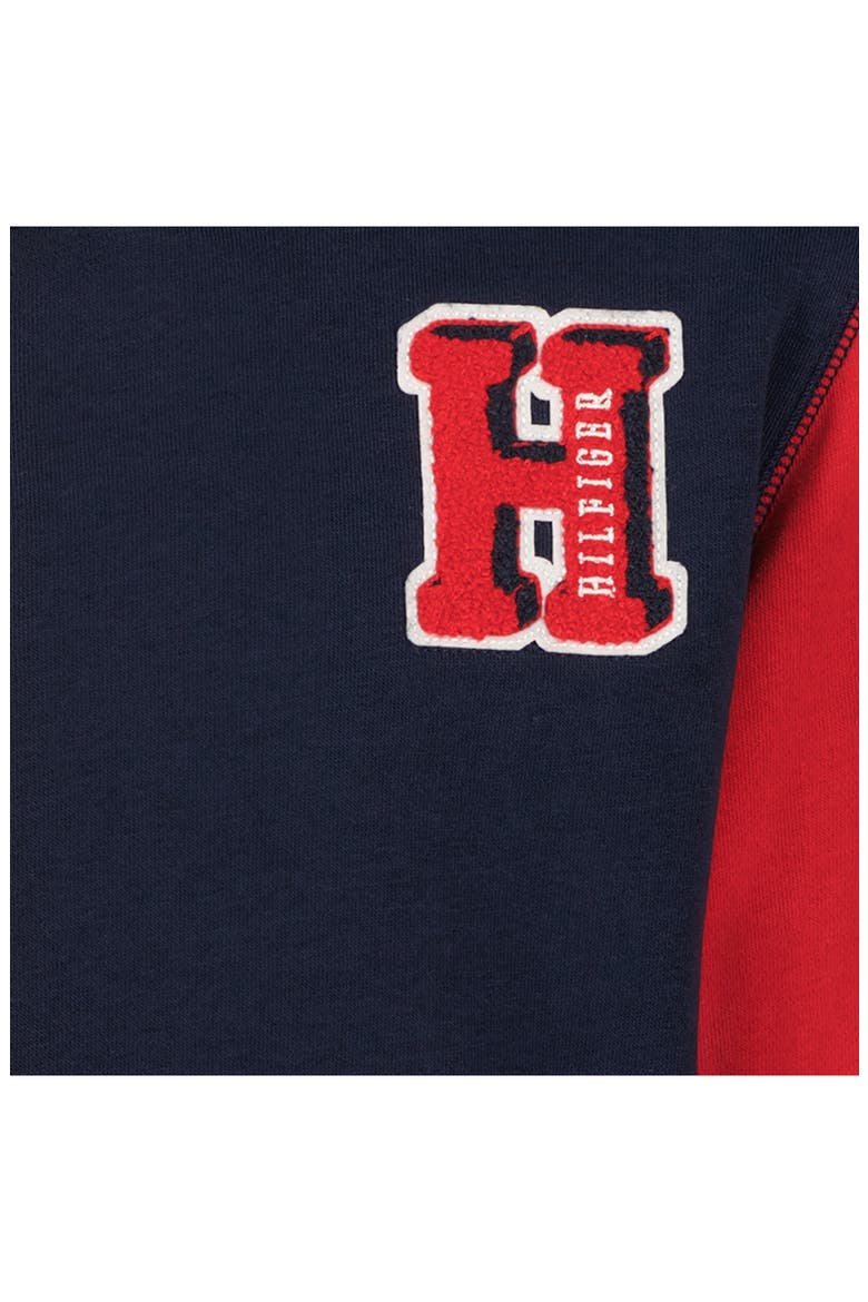 Kids' H Block Pullover Hoodie, Alternate, color, NAVY BLAZER