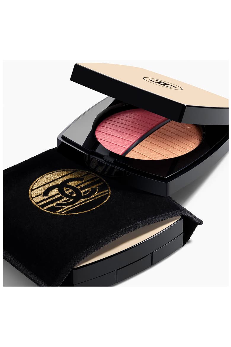 LES BEIGES HEALTHY GOLDEN GLOW POWDER Highlighter & Blush Duo, Alternate, color, ECLAT DU SOIR