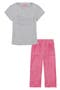 Rhinestone T-Shirt & Velour Pants Set