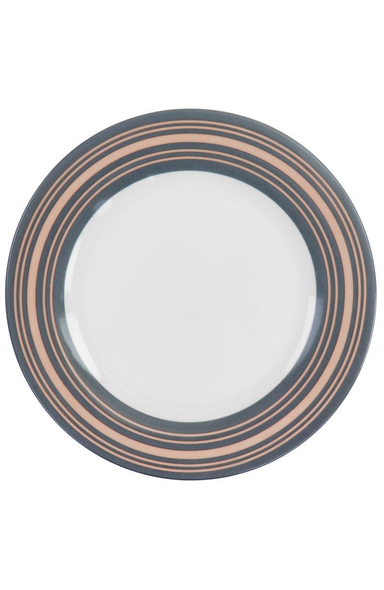 Gibson Home Silver Wind 16 Piece Fine Ceramic Dinnerware Set, Alternate, color, Gray