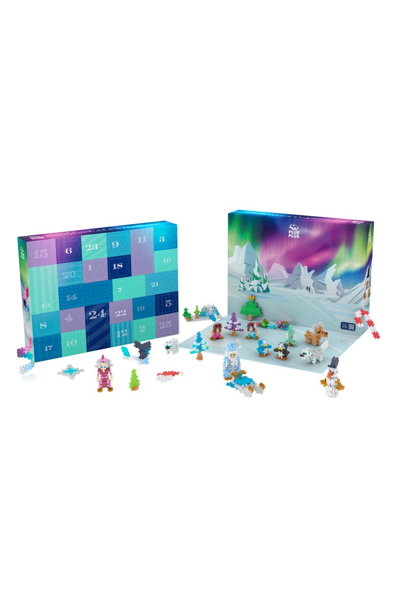 Plus-Plus USA Arctic Adventure Advent Calendar, Main, color,
