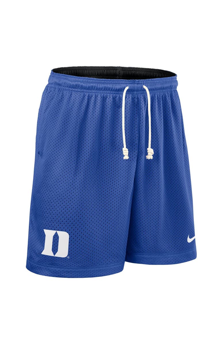 Nike Men's Nike Royal/Black Duke Blue Devils 2025 Sideline Reversible Performance Shorts, Alternate, color,