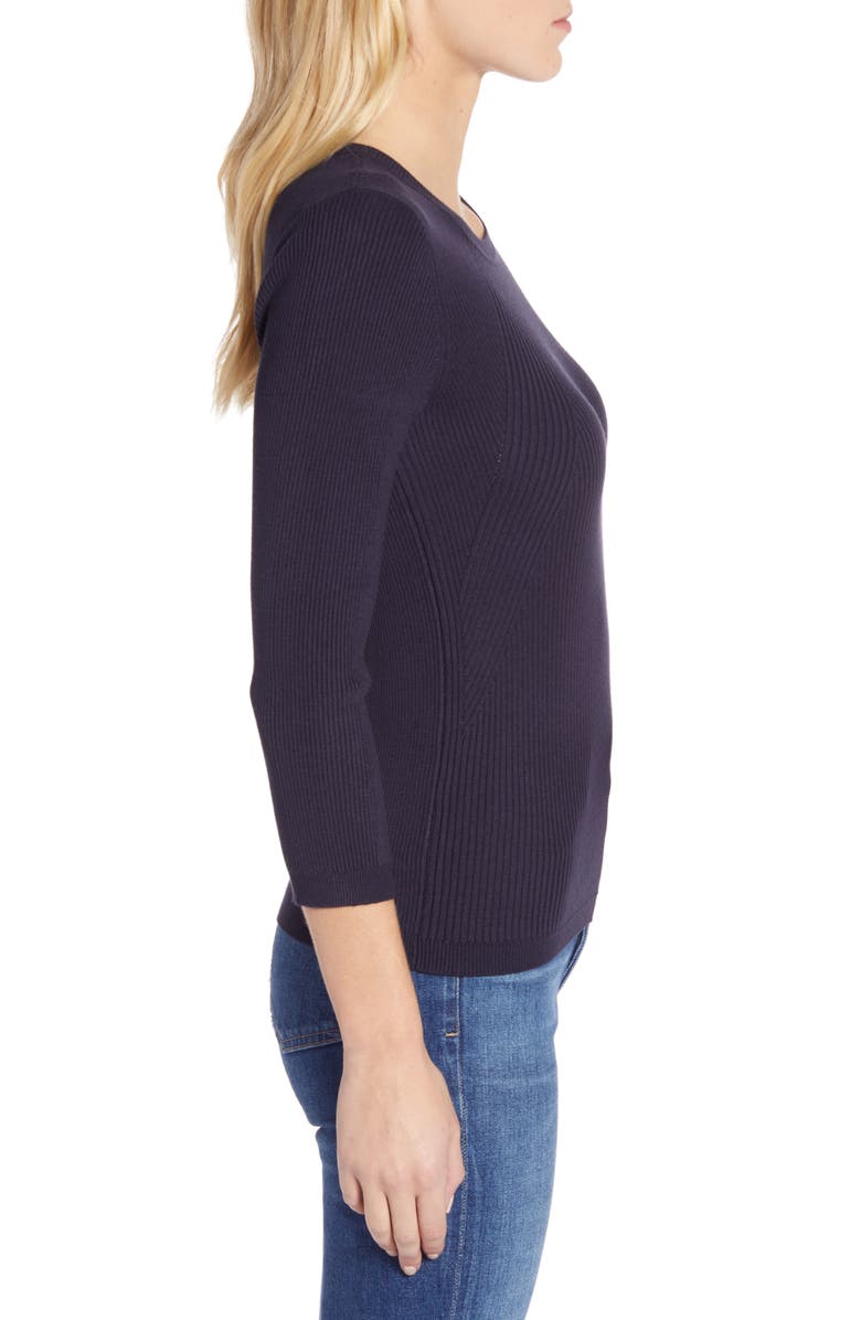 Tommy Hilfiger Ribbed Sweater, Alternate, color,