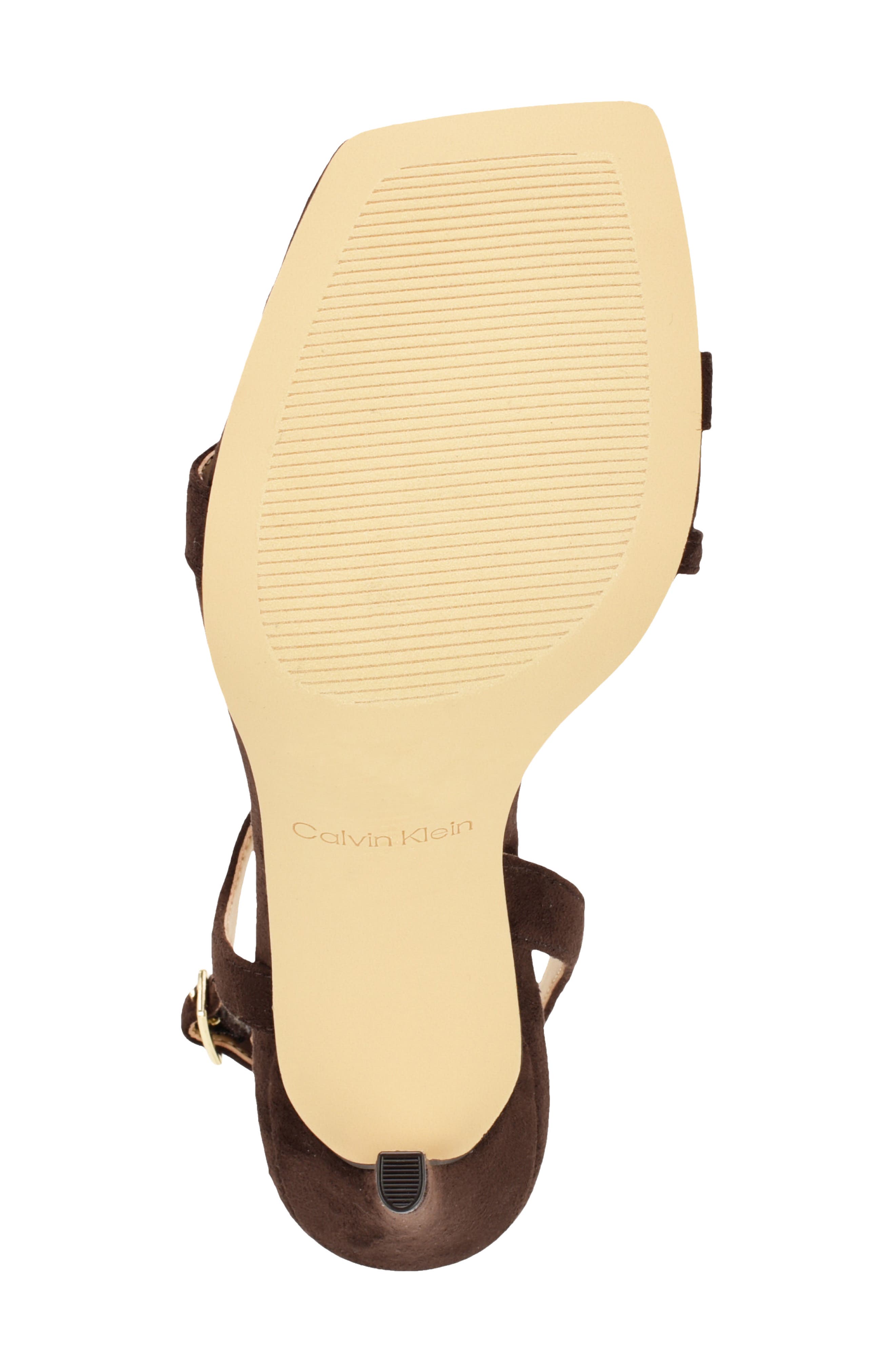 Calvin Klein Tansley Slingback Sandal, Alternate, color, Dark Brown