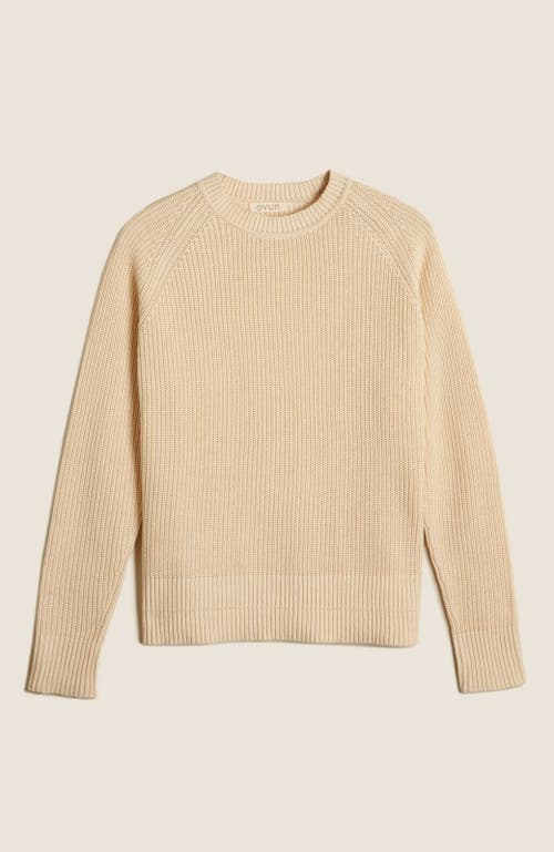 Oyun Romy Ribbed Crew In Crème