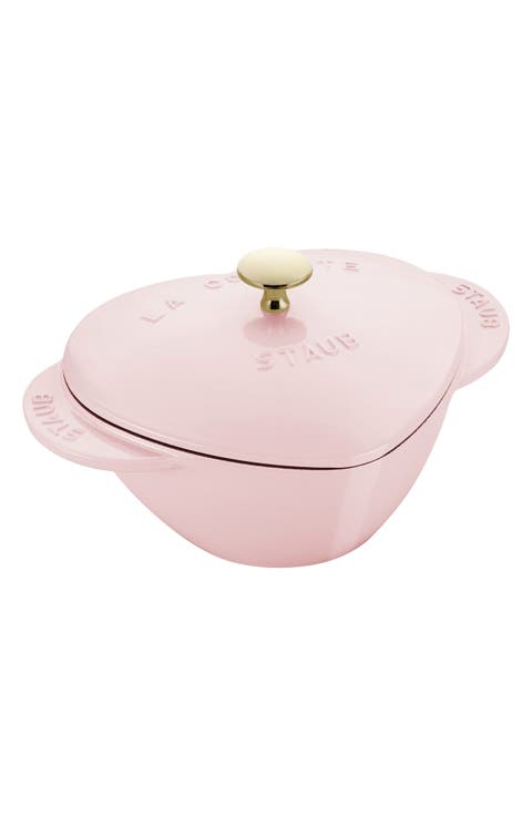 1.75-Quart Heart Enameled Cast Iron Dutch Oven