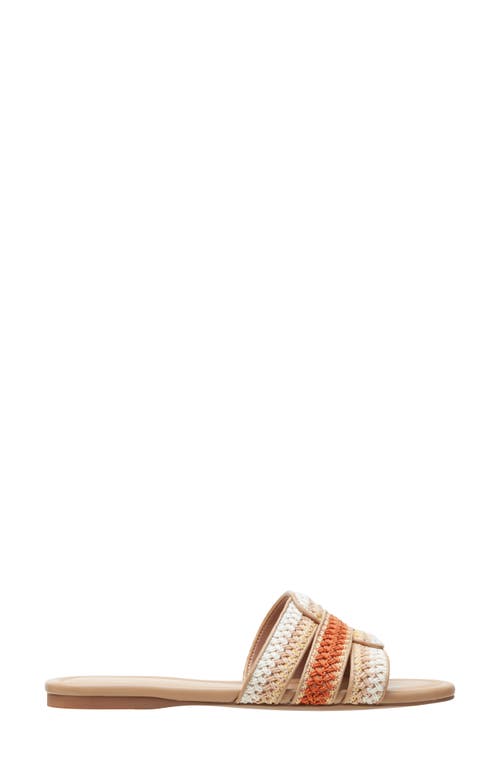 Linea Paolo Legacy Slide Sandal In Toffee