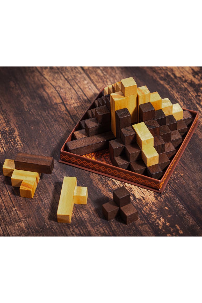 El Dorado 3D Wooden Brainteaser Puzzle, Alternate, color, Multicolored