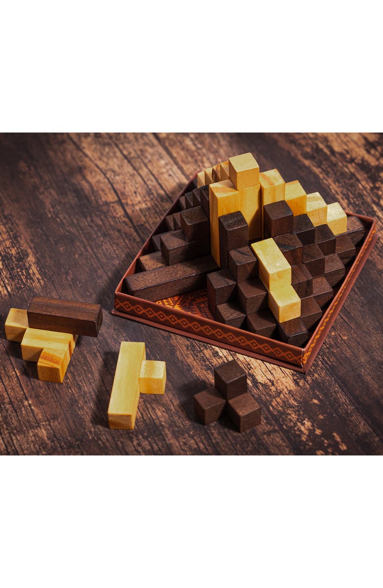 Professor Puzzle El Dorado 3D Wooden Brainteaser Puzzle, Alternate, color, Multicolored