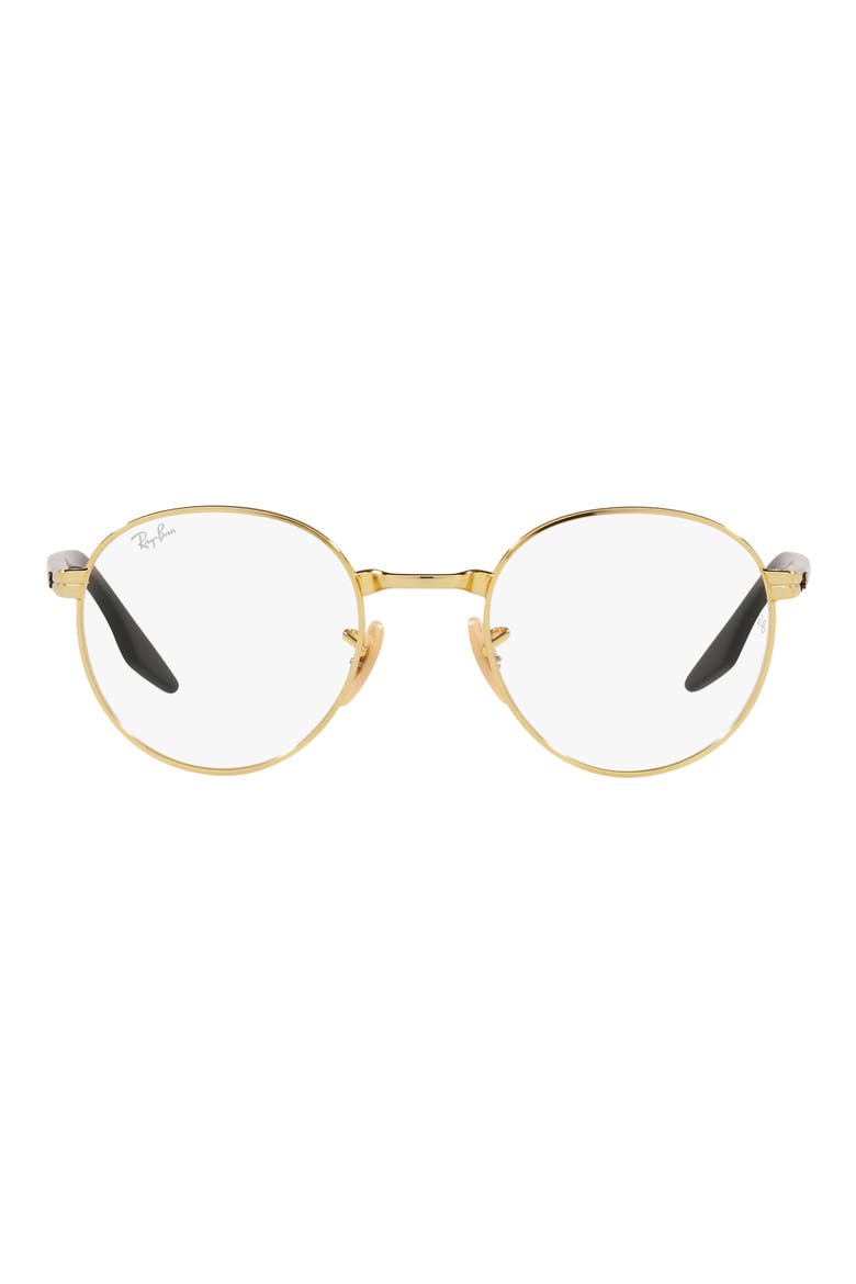 0RX3691V 48mm Round Optical Glasses, Main, color, ARISTA