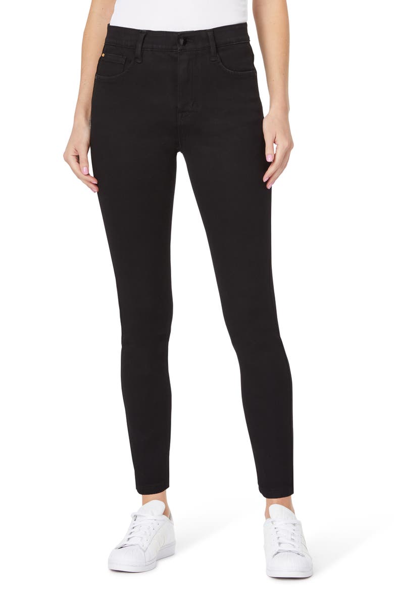 CURVE APPEAL Mid Rise Comfort Waist Skinny Jeans, Main, color, 