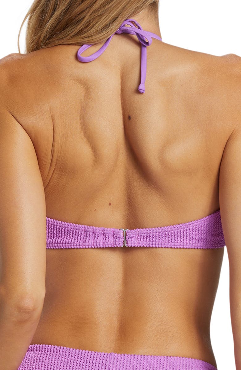 Billabong Summer High Drew Convertible Bikini Top, Alternate, color, Bright Orchid