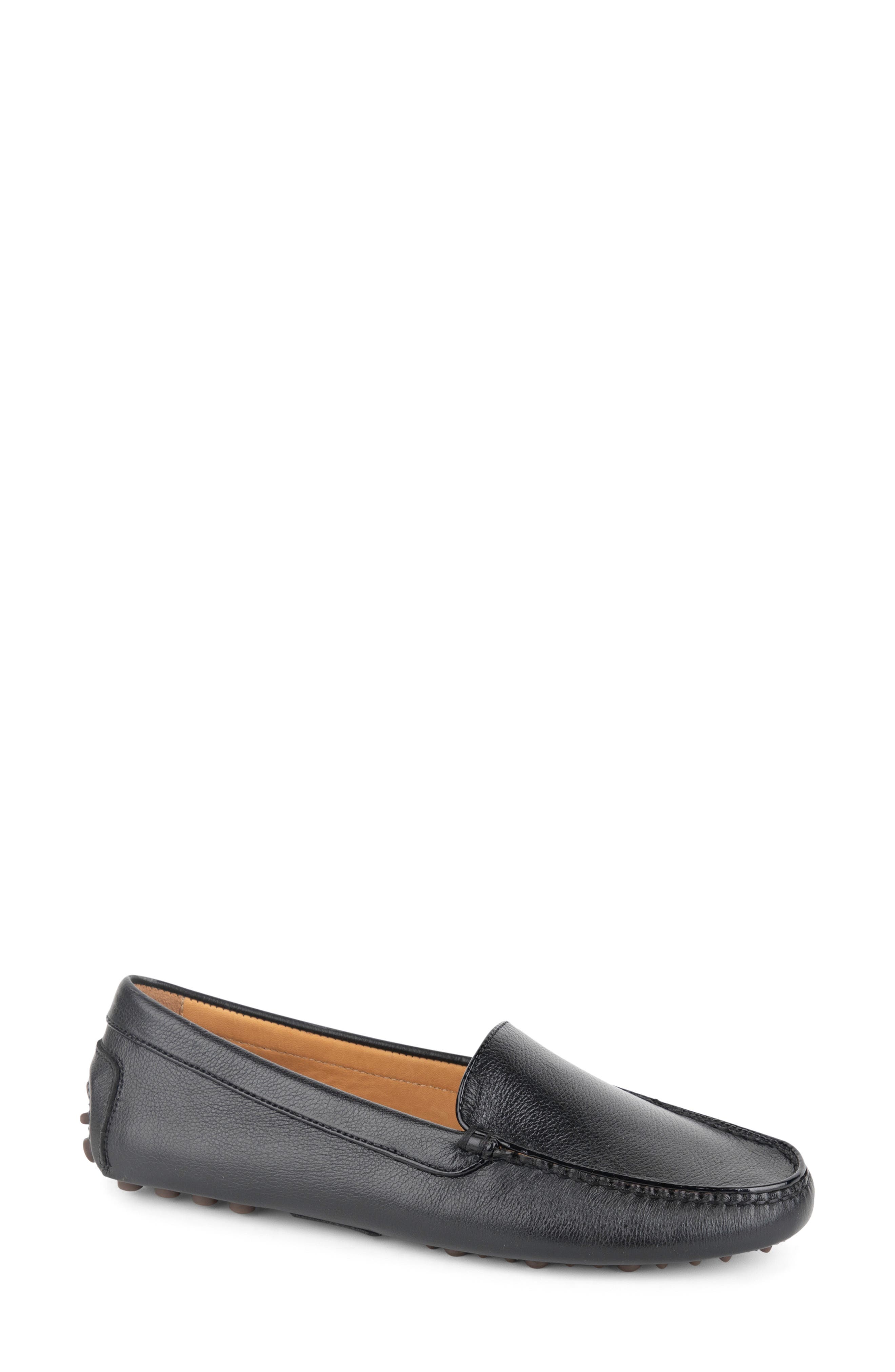 patricia green Jill Piped Driving Shoe, Main, color, Black