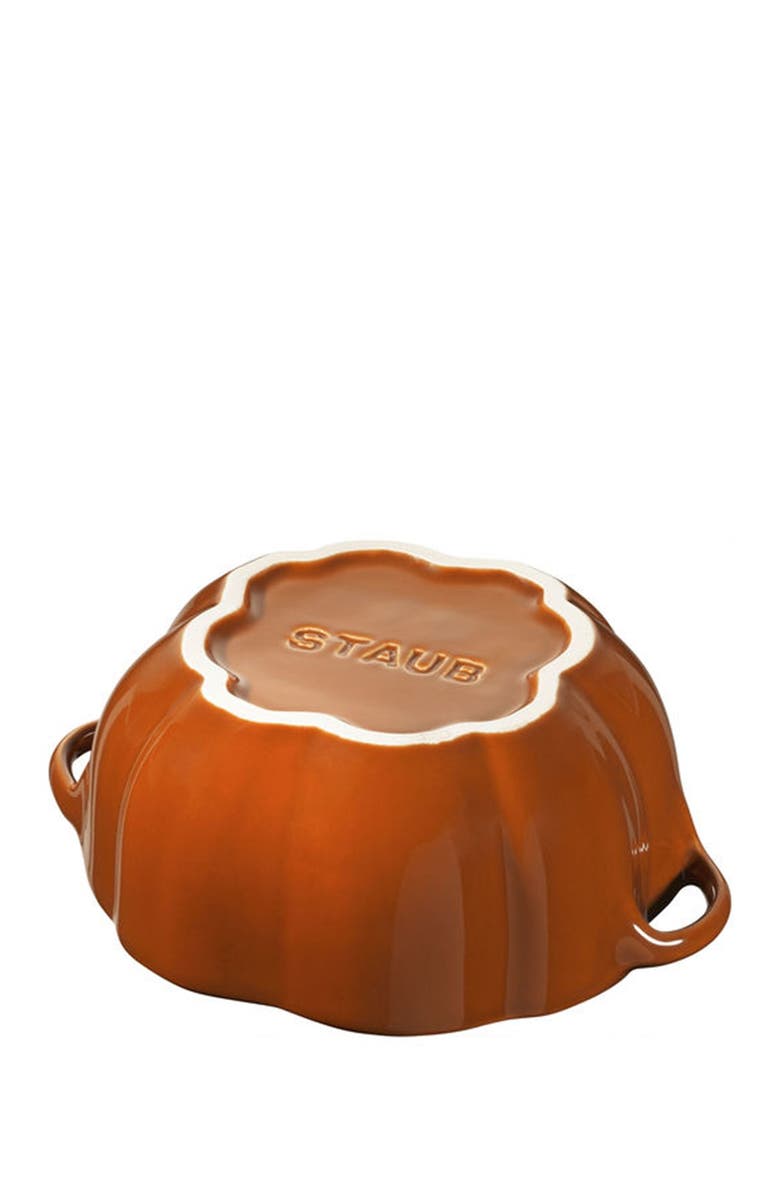 Staub Petite Pumpkin Cocotte, Alternate, color, Burnt Orange