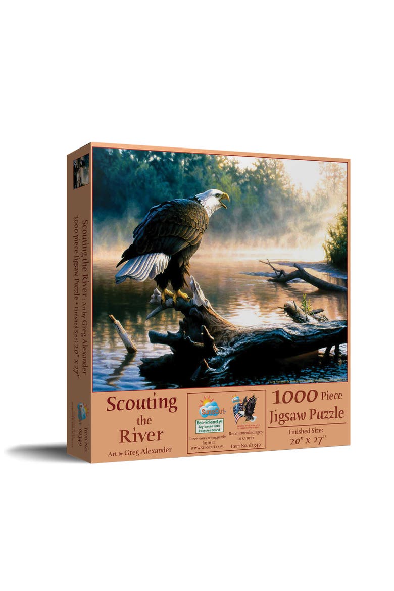 Scouting the River 1000 piece Jigsaw Puzzle for Adults, Main, color, Multicolor