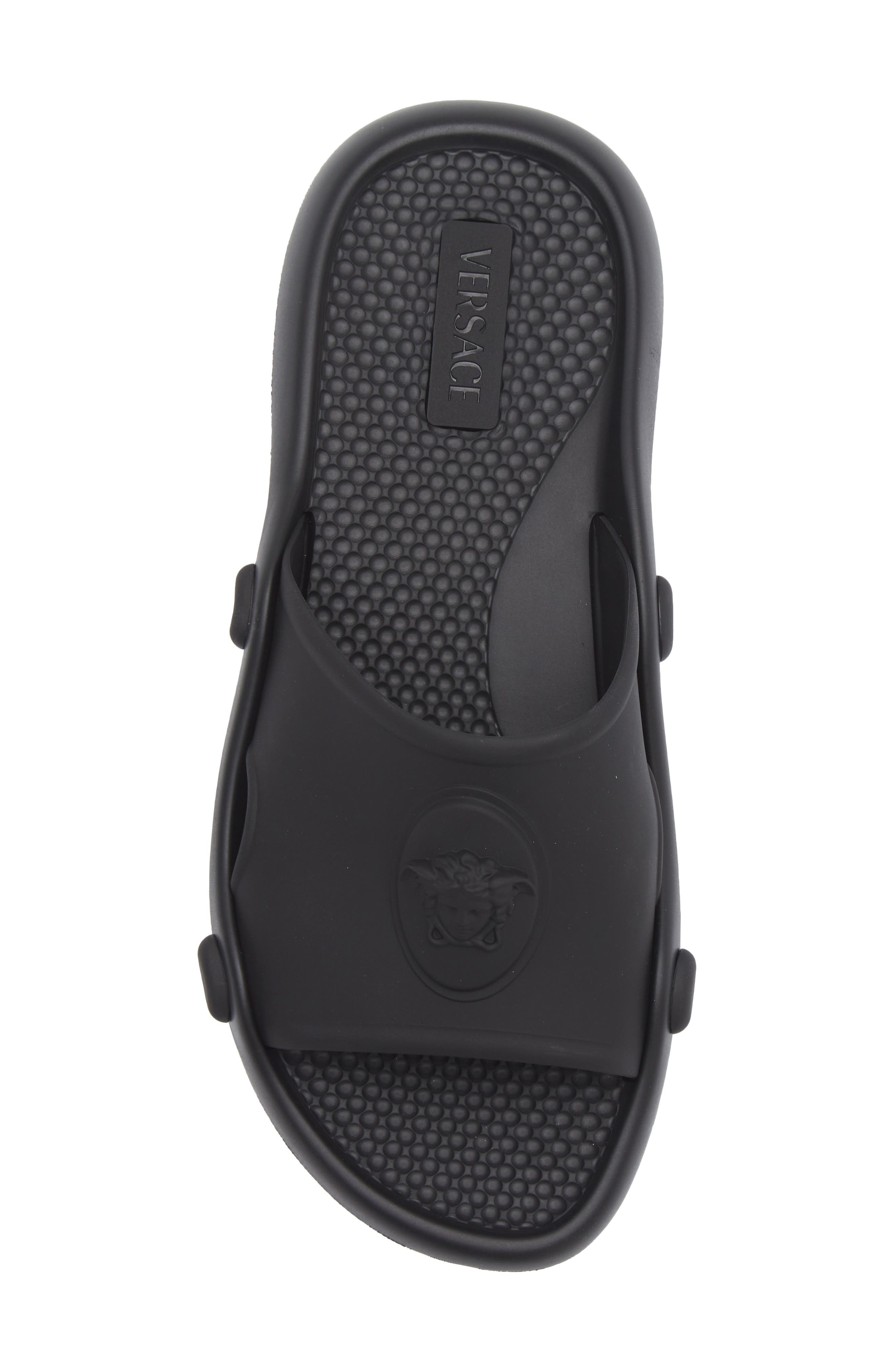 Nettuno Rubber Slide Sandal, Alternate, color, BLACK