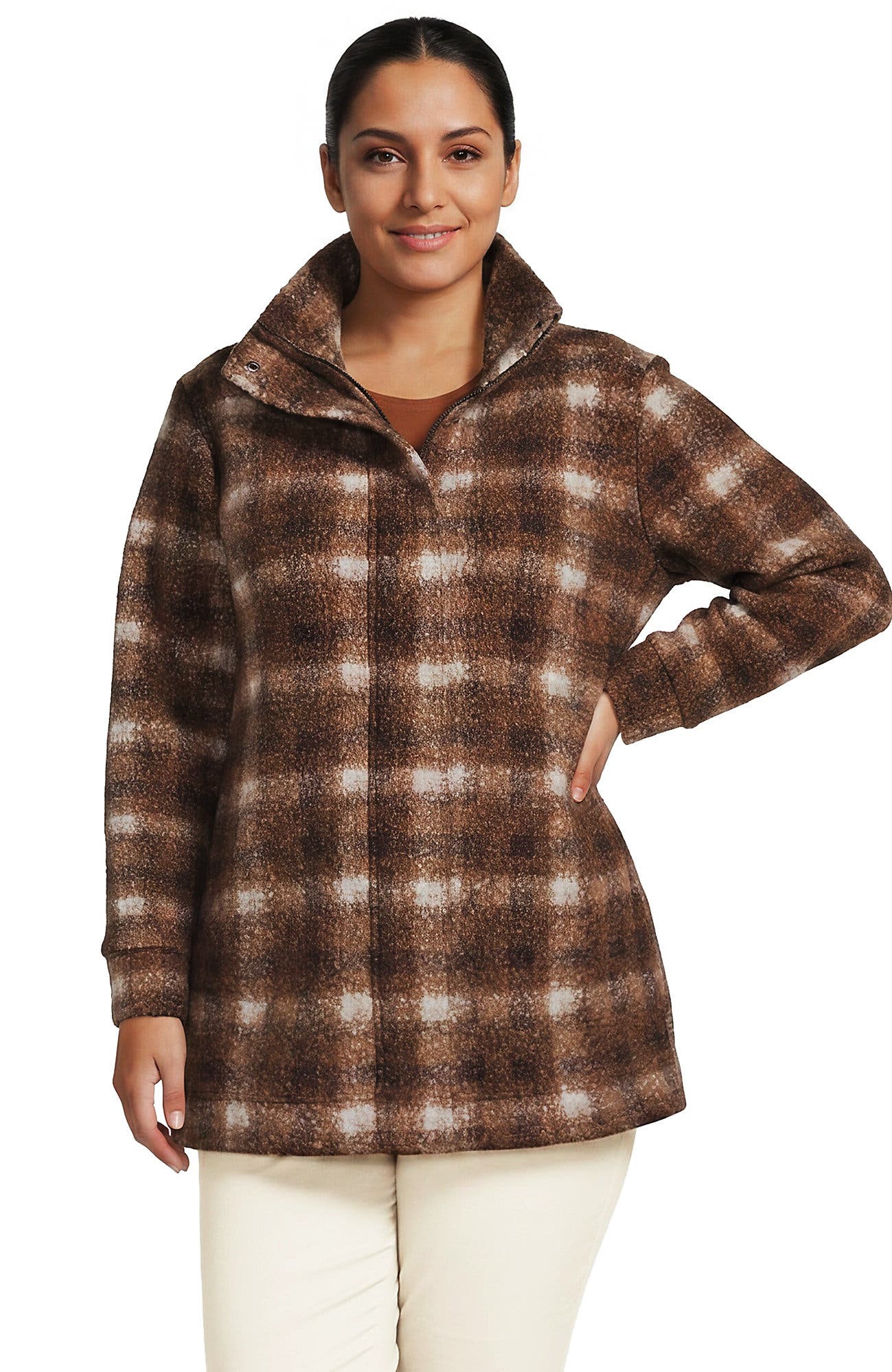 Rich Coffee Tonal Plaid