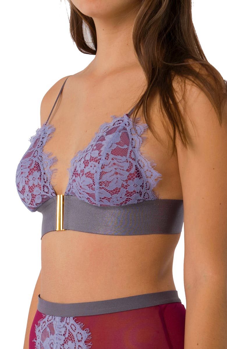 Dora Larsen Becca Padded Triangle Bralette, Alternate, color, 