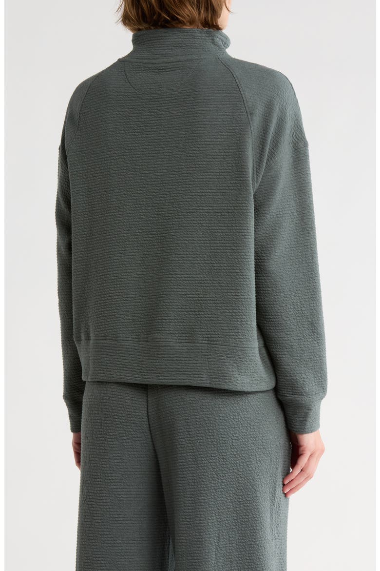 Freyi Half Zip Pullover, Alternate, color, HEATHER URBAN CHIC