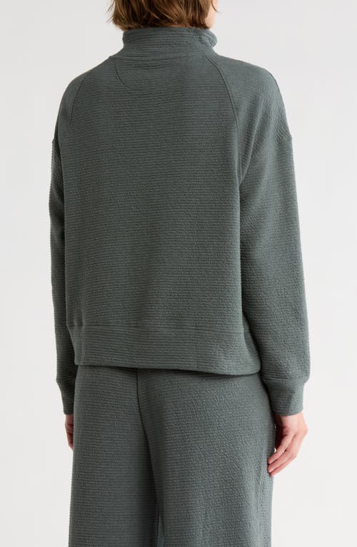 Marika Freyi Half Zip Pullover In Gray