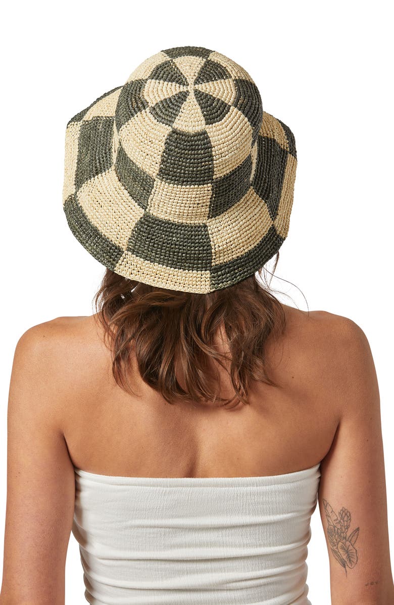 Brixton Redding Bucket Hat, Alternate, color, Whitecap/ Deep Forest