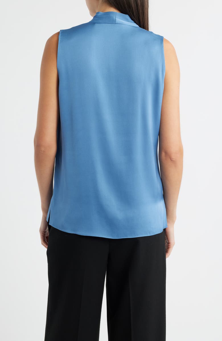 KOBI HALPERIN Mila Sleeveless Stretch Silk Top, Alternate, color, Skyline