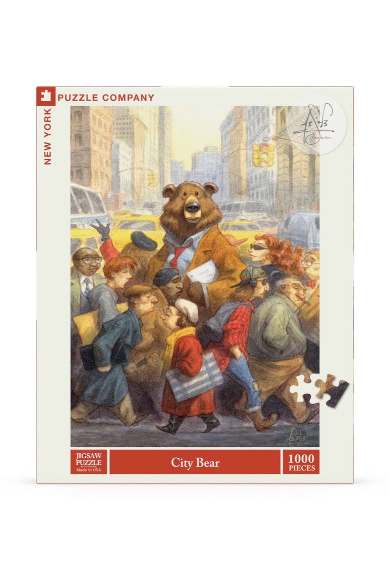 City Bear 1000 Piece Puzzle, Main, color, No Color