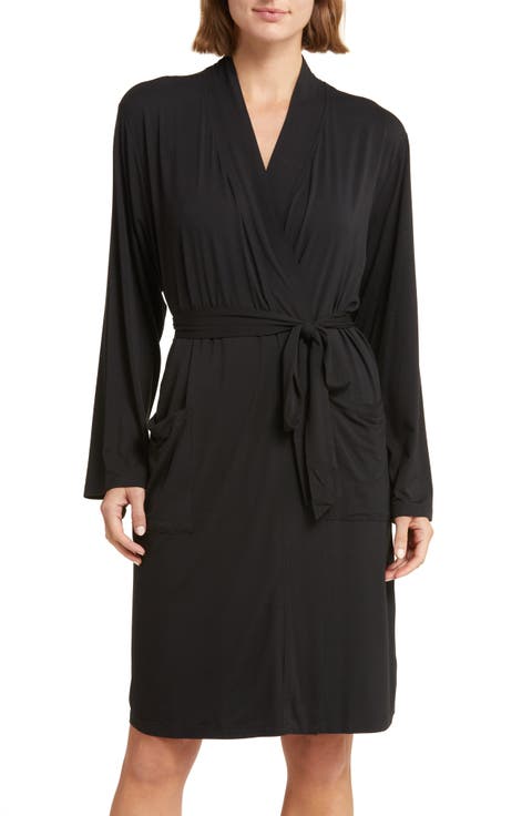 Tie Waist Jersey Robe
