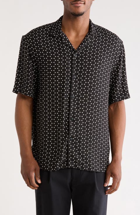 Geo Print Short Sleeve Shirt
