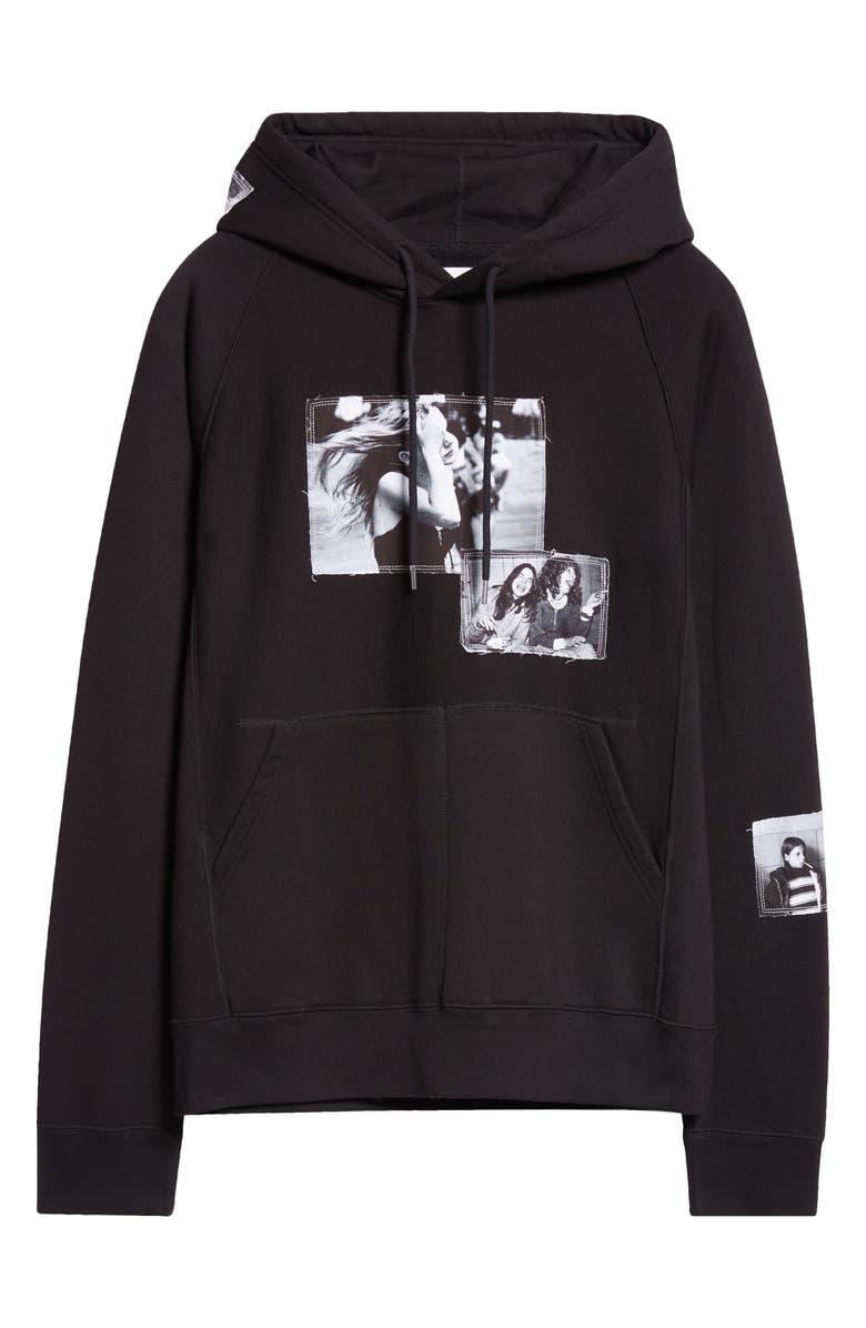 TAKAHIROMIYASHITA TheSoloist. Joseph Szabo Photo Patch Raglan Sleeve Hoodie, Alternate, color, 