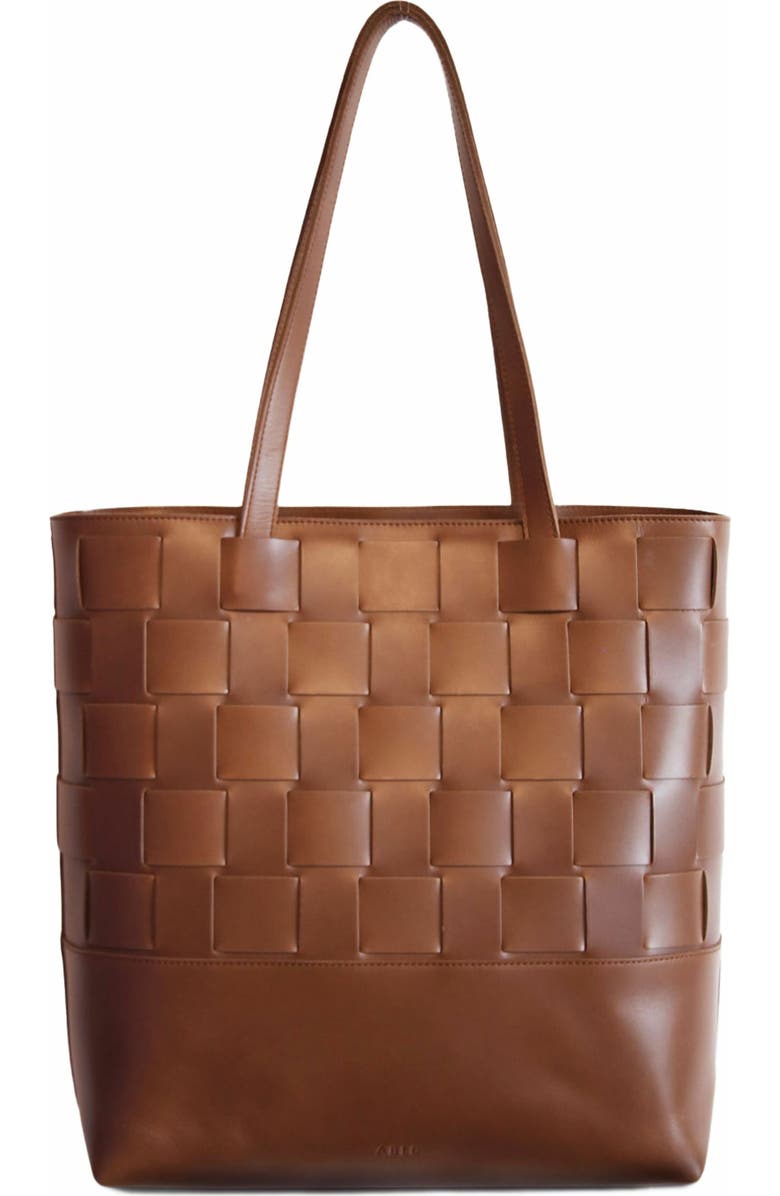 ABLE Mamuye Woven Tote, Alternate, color, Whiskey
