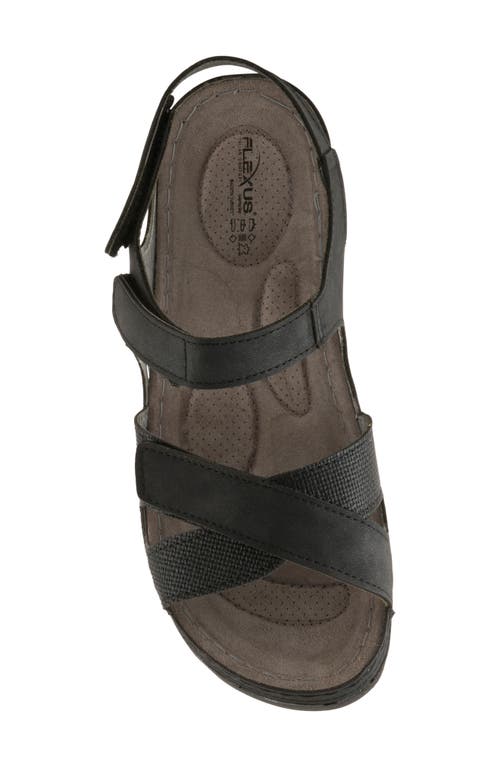 Flexus By Spring Step Orwell Sandal In Black