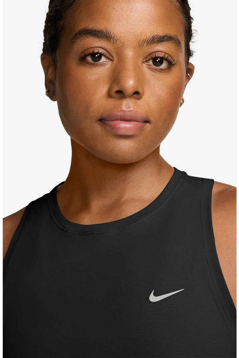 Swift Dri-FIT Seamless Tank, Alternate, color, 010 BLACK/ REFSIL