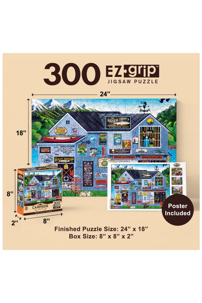 The Silver Trout 300 Piece Jigsaw Puzzle, Alternate, color, Multicolor