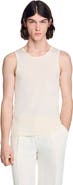 SANDRO Knit crew neck vest top