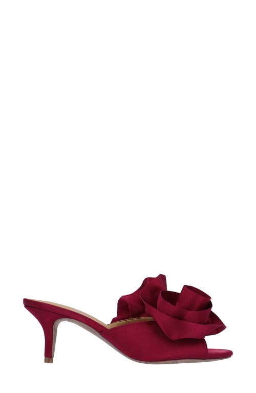 J. Reneé Briston Slide Sandal In Burgundy